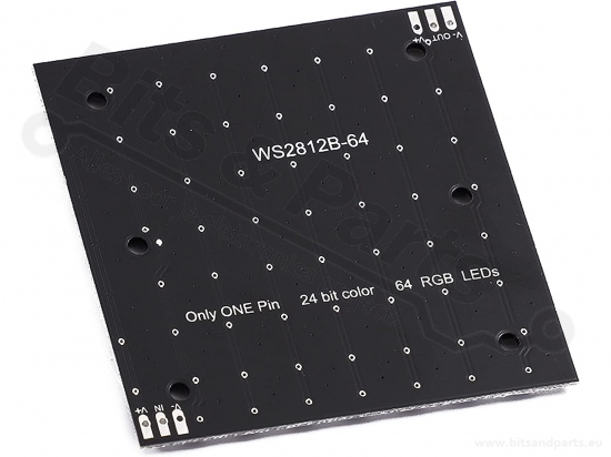 LED Board 8x8 WS2812B 5050 RGB LED with drivers (64bits)